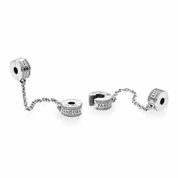 Pandora logo signature safety chain. - Picture 2 of 8